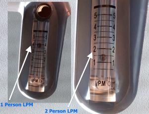 Oxygen machine hot sale levels